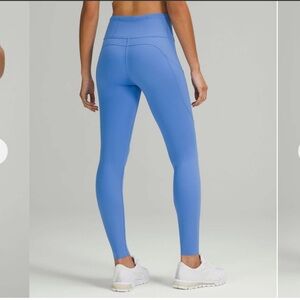Lululemon Fast and Free Brushed High-Rise Tight- Blue Nile 28”